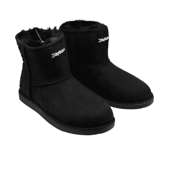 Juicy Couture Kave Women's Winter Black Boots Size 8 - Picture 4 of 6